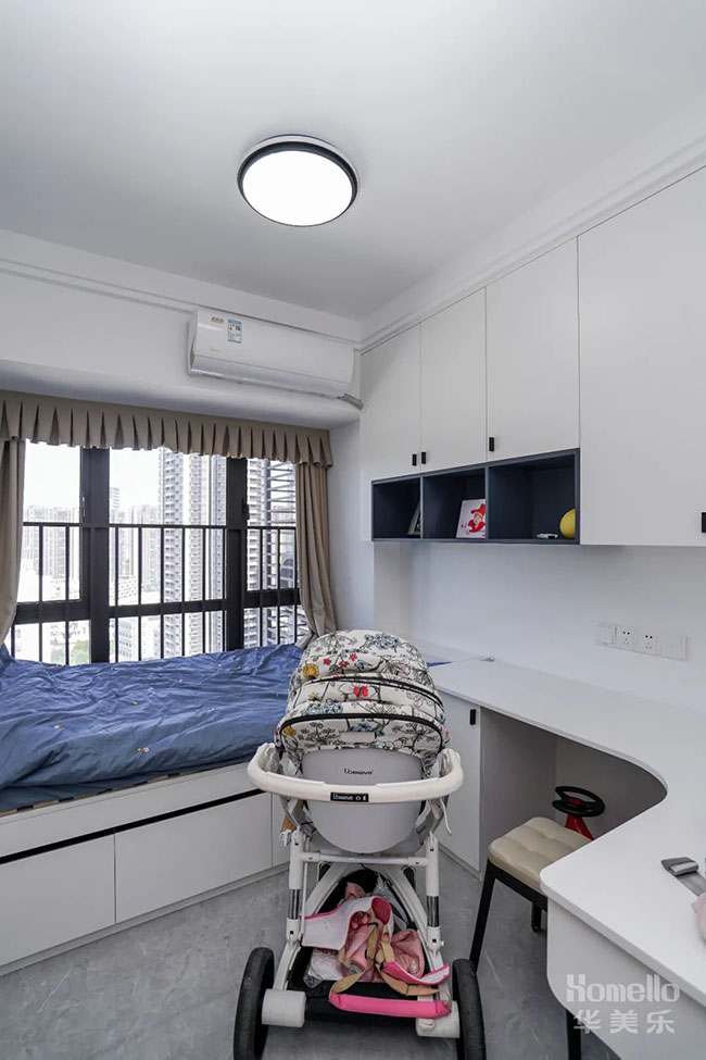 150㎡四居室現代風，結構簡單舒適空間足，功能性拉滿的樂居